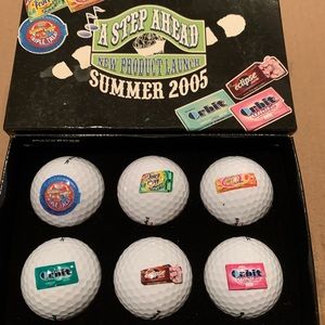 Set of 6 WRIGLEY golf balls!!! Never used